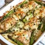 Creamy Chicken Bake Recipe with Asparagus