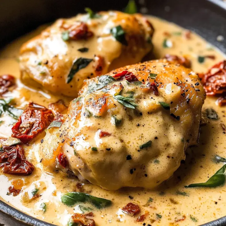 Creamy Chicken with Sun-Dried Tomatoes