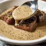 Creamy Peppercorn Sauce Recipe For Steak and Beef | Sip Bite Go