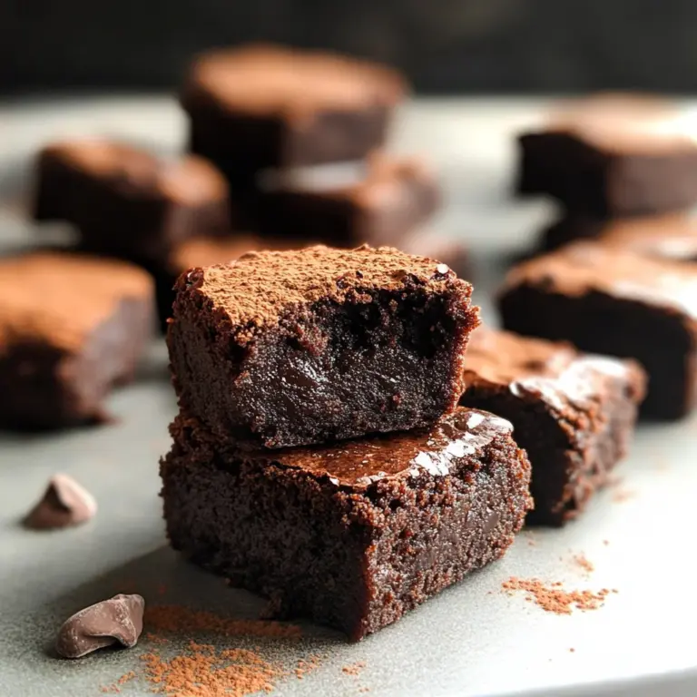 Date Brownies (No Flour!)