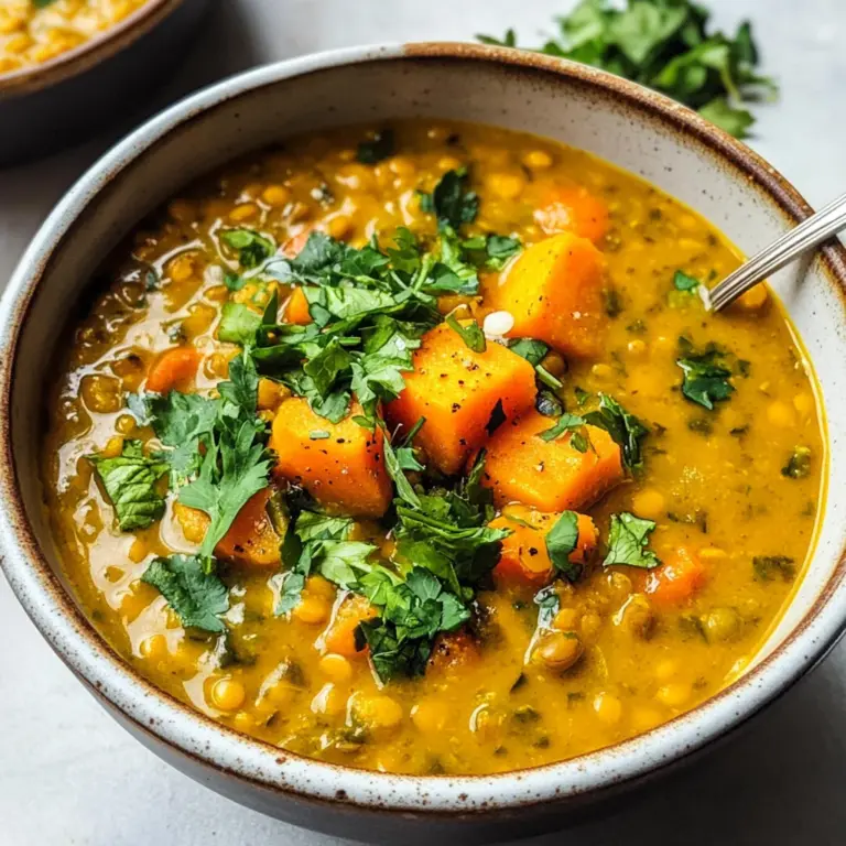Detox Turmeric Lentil Soup