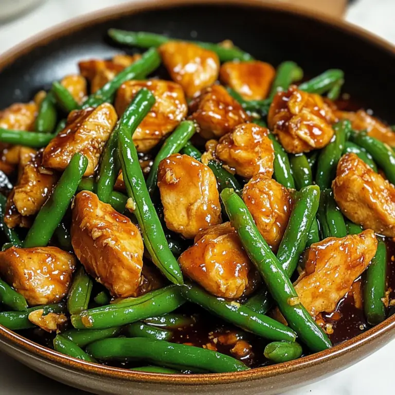 Easy Chicken Breast and Green Beans