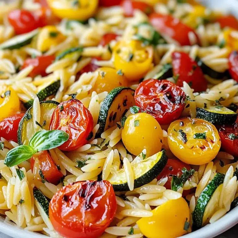 Easy Roasted Vegetable Orzo Recipe