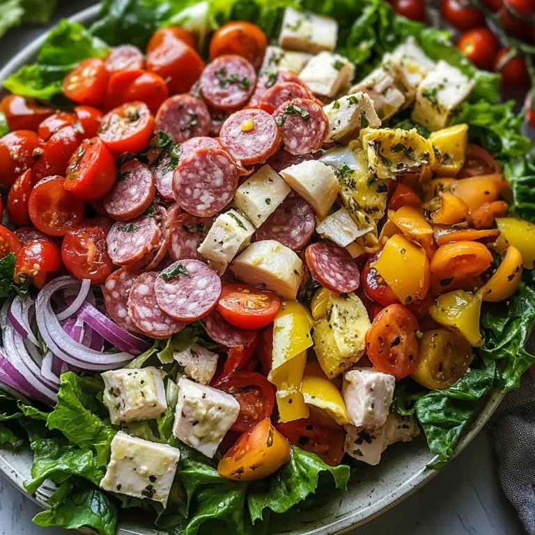 Healthy Italian Sub Salad