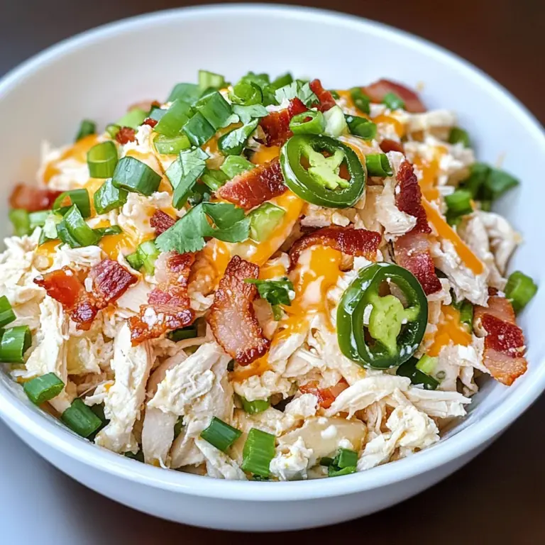 KETO JALAPENO POPPER CHICKEN SALAD