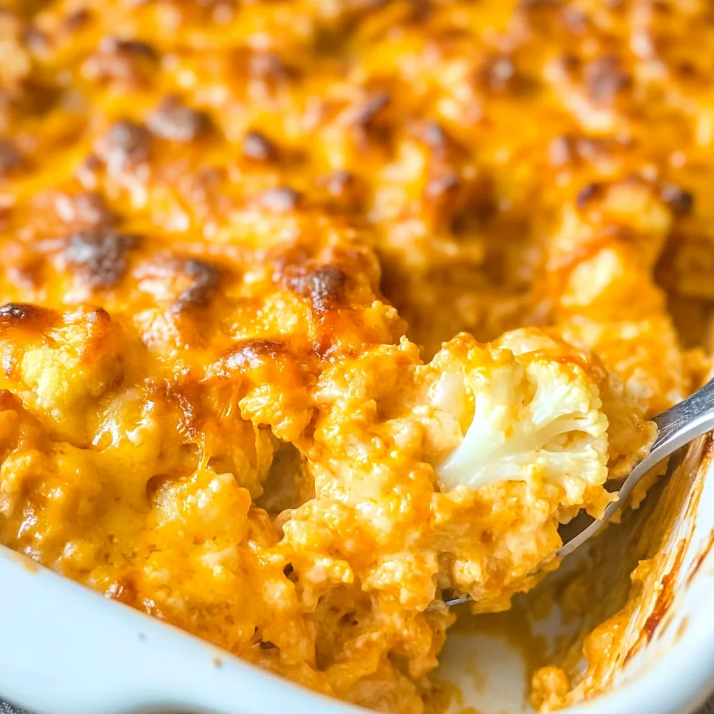 Keto Buffalo Chicken Casserole