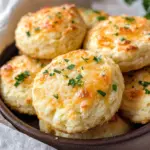 Keto Cheddar Garlic Biscuits