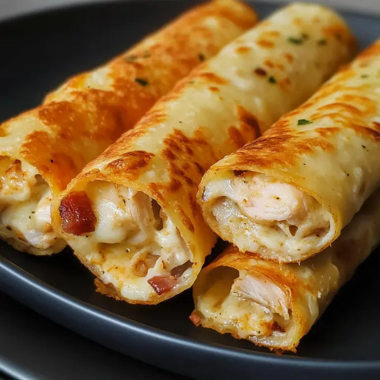 Keto Chicken Bacon Ranch Taquitos