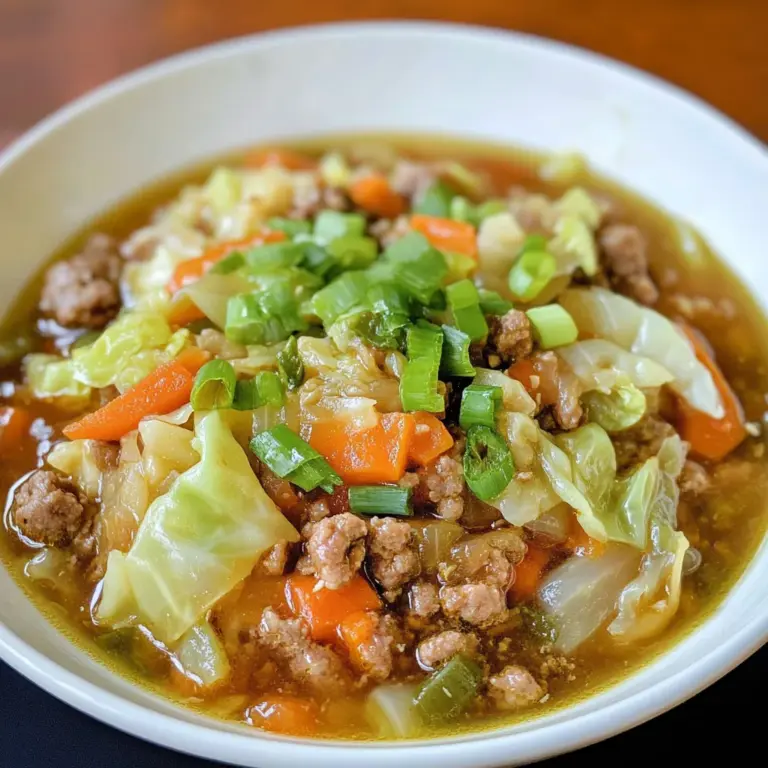 Keto Egg Roll Soup