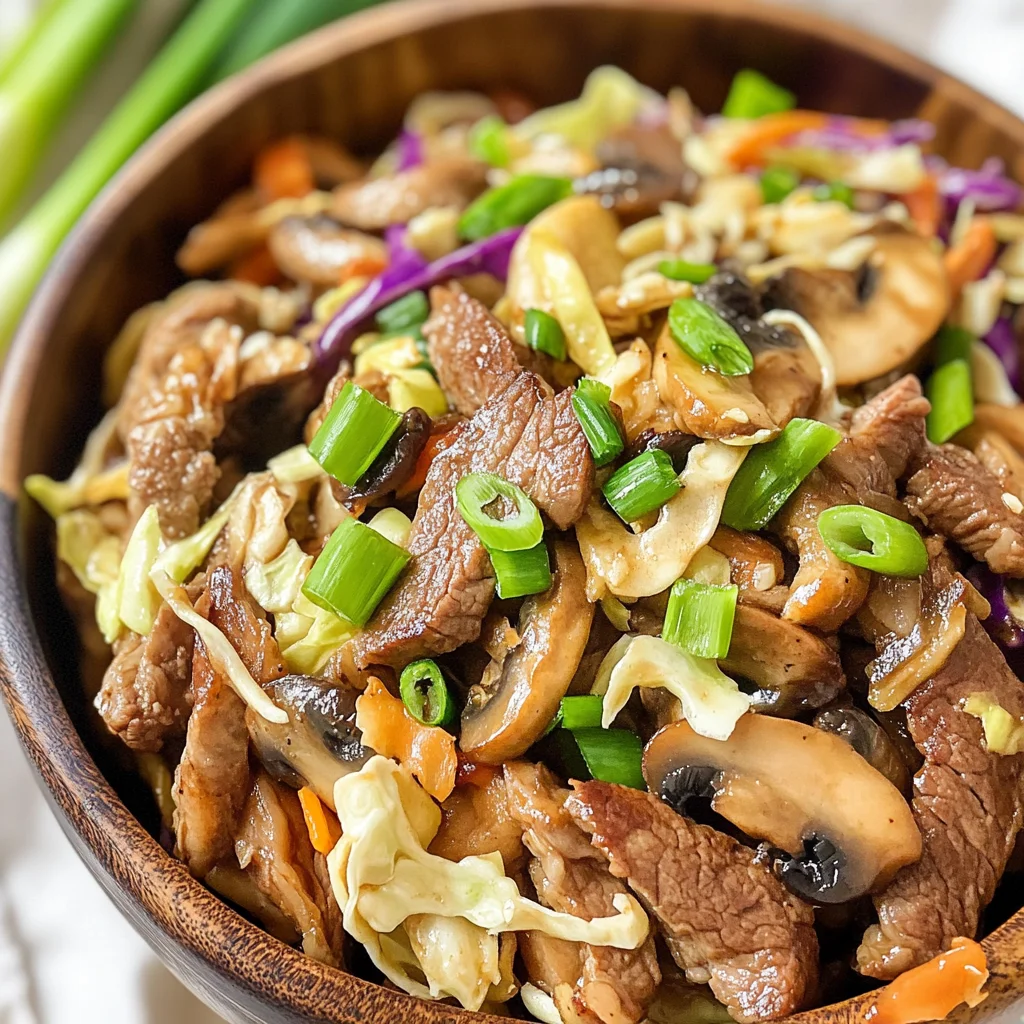 Keto Moo Shu Pork