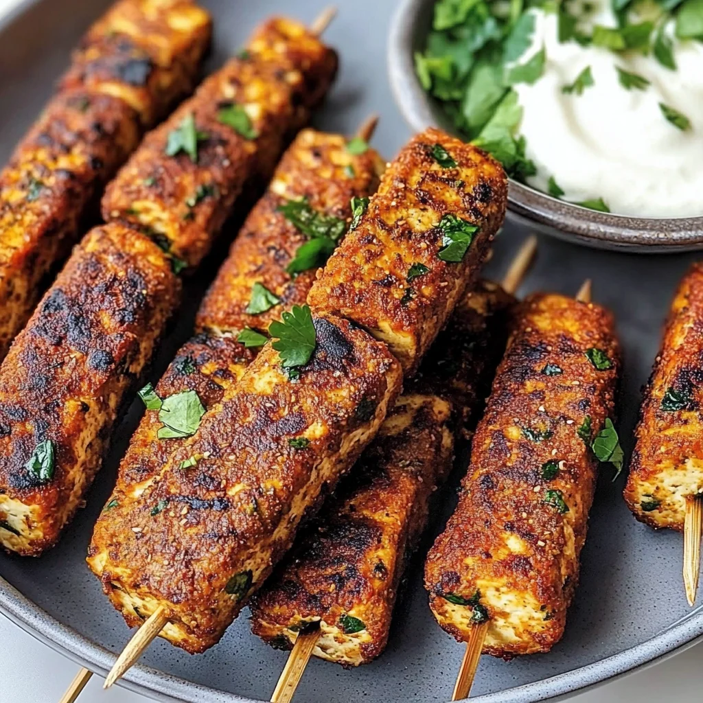 Middle Eastern Tofu Kebabs
