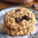No sugar added oatmeal and raisin cookies