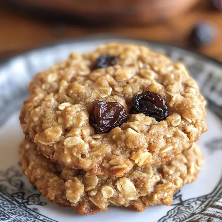 No sugar added oatmeal and raisin cookies