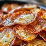 Pepperoni Cheese Crisps