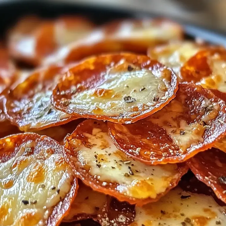 Pepperoni Cheese Crisps