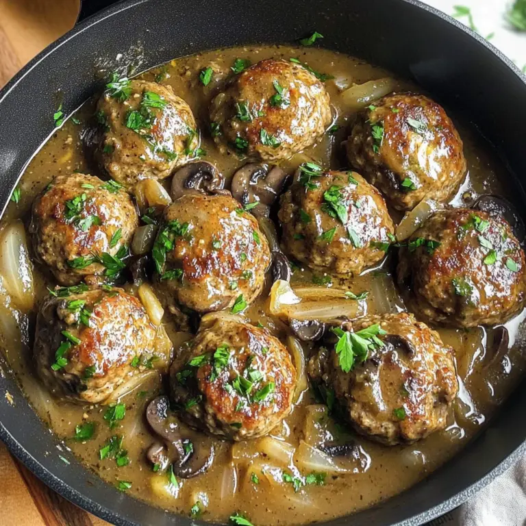Salisbury Steak Meatballs