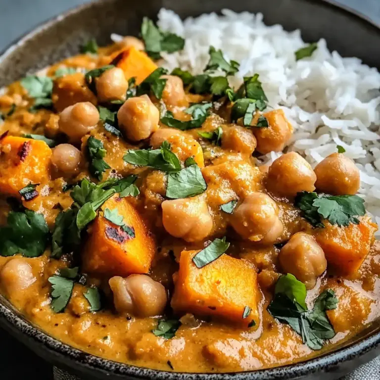 Sweet Potato and Chickpea Curry