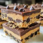 Vegan Cookie Dough Caramel Bars