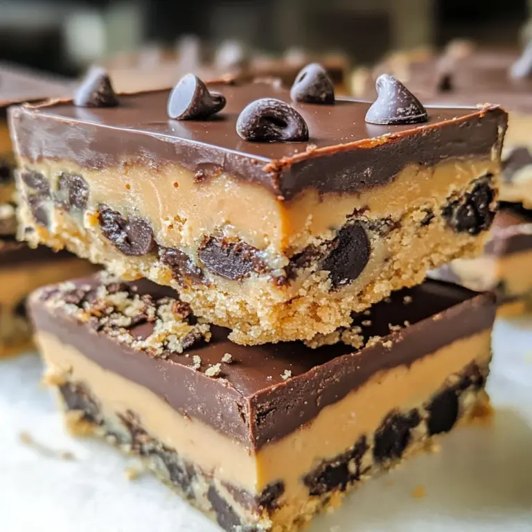 Vegan Cookie Dough Caramel Bars