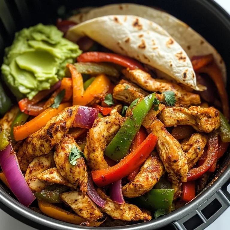 Air Fryer Chicken Fajitas