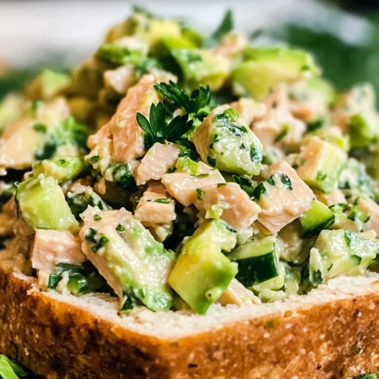 Creamy Avocado Tuna Salad