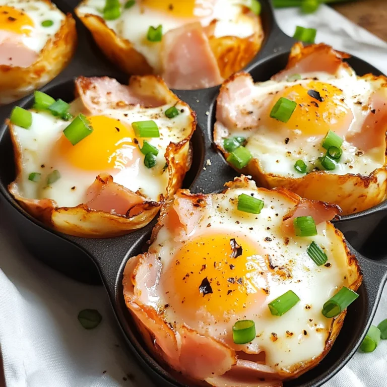 Ham and Cheese Egg Cups