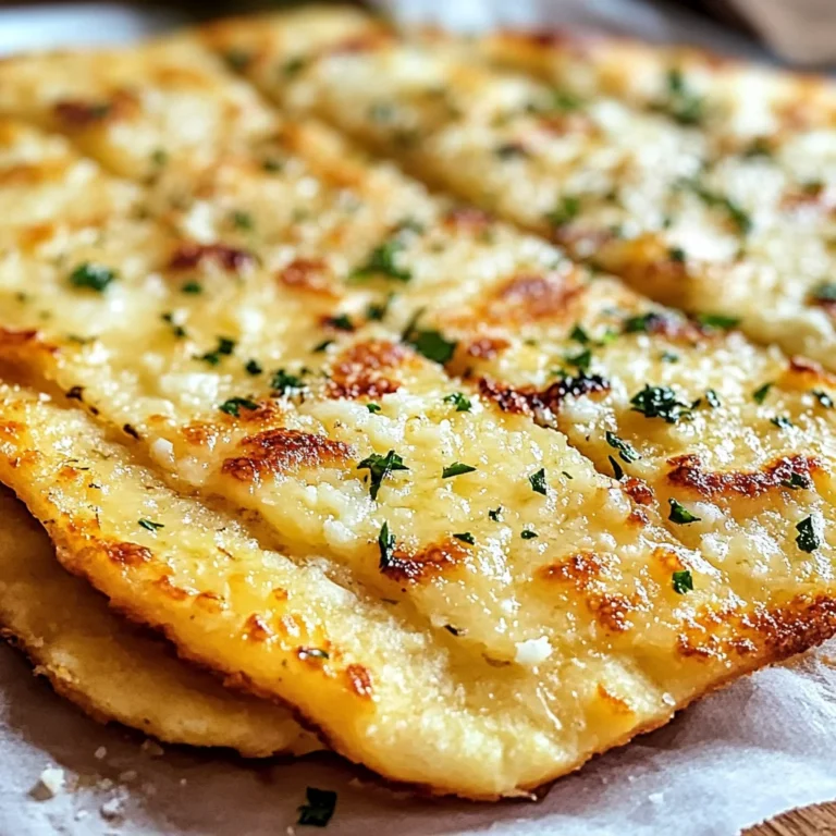 Keto Garlic Flatbread