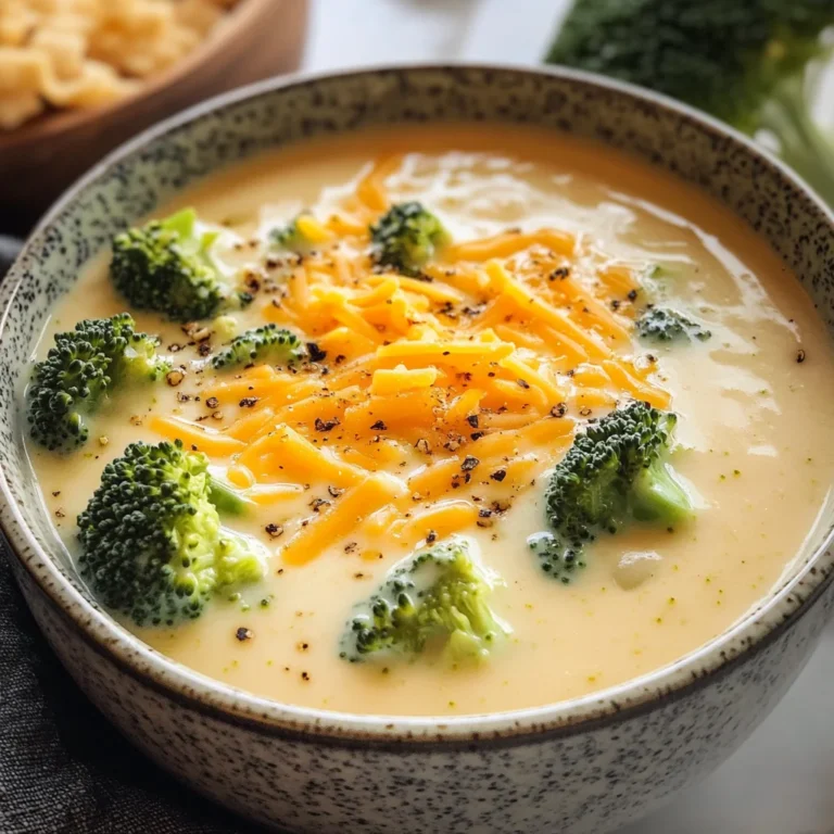Broccoli Cheese Soup (5 Ingredients!)