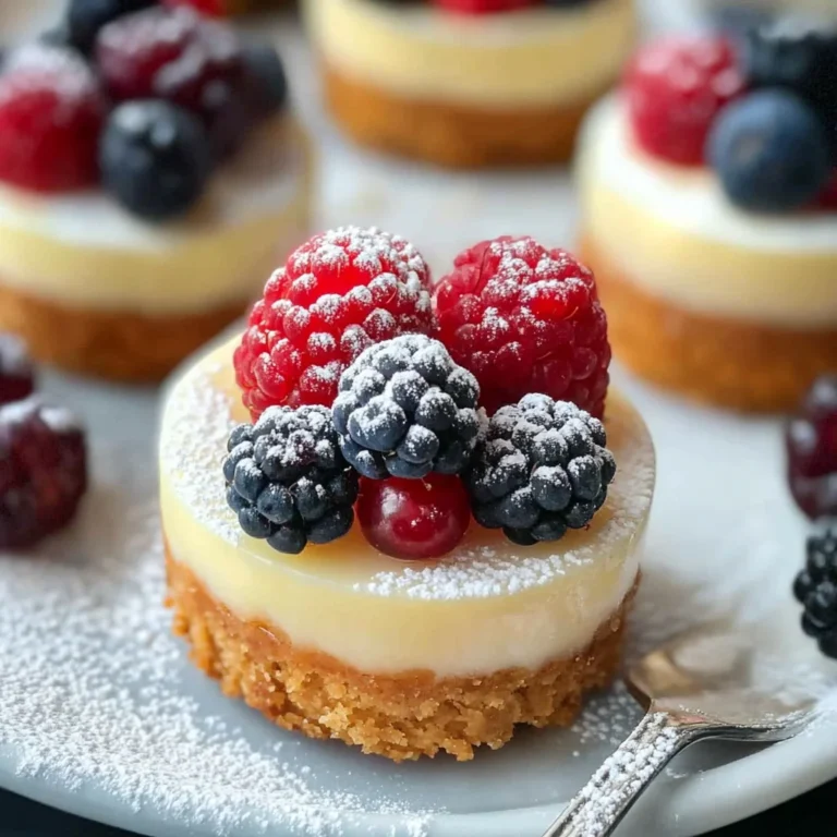 Gluten-Free Mini Cheesecakes