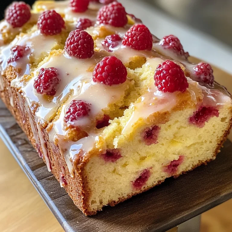 Gluten-Free Raspberry Lemon Loaf