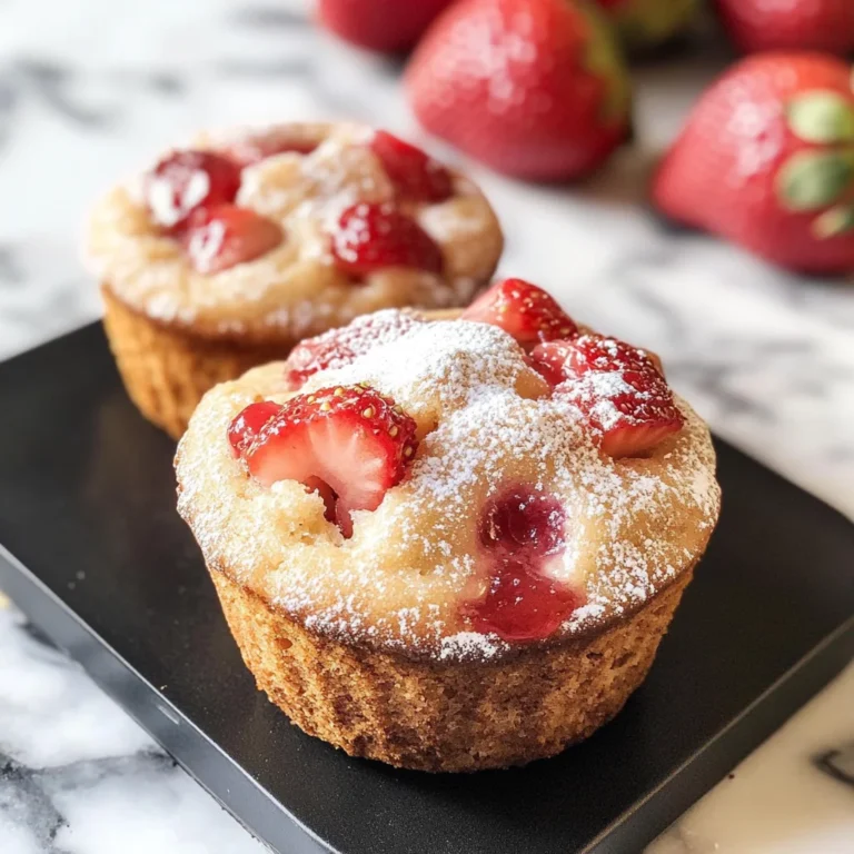 Gluten-free Strawberry Muffins (dairy-free option)