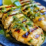 Grilled Salsa Verde Pepper Jack Chicken