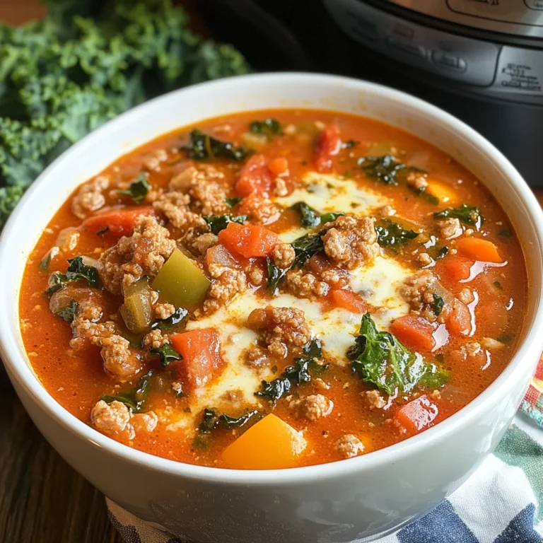 Instant Pot Low Carb Pizza Soup