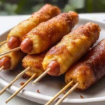 Keto Air Fryer Corn Dogs