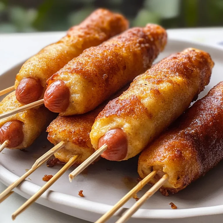 Keto Air Fryer Corn Dogs