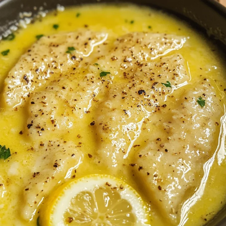 Lemon Butter Sauce