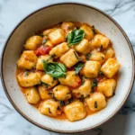 Marry Me Crispy Tofu with Gnocchi - Vegan & Dairy Free!