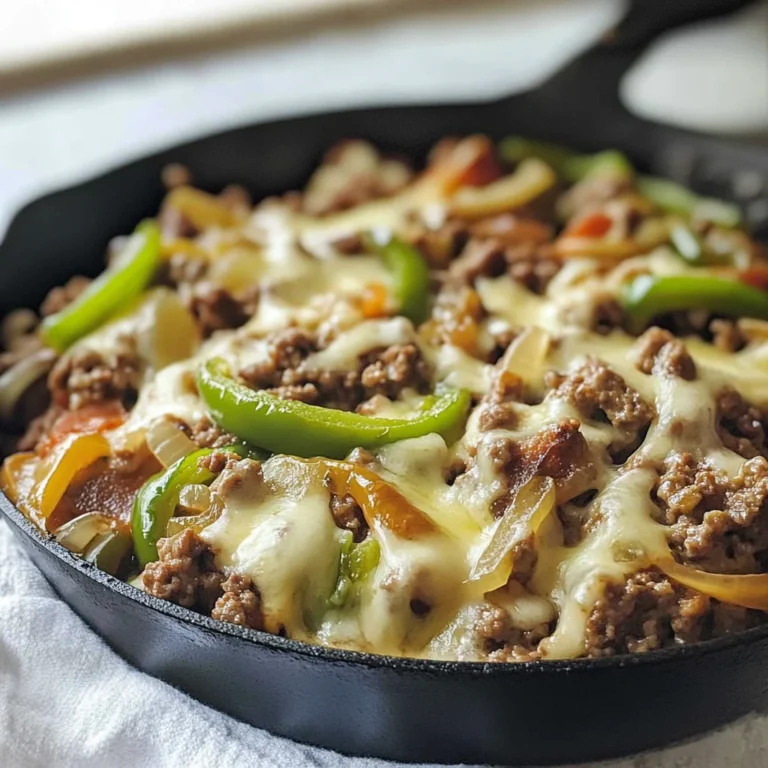Philly Cheese Beef Skillet
