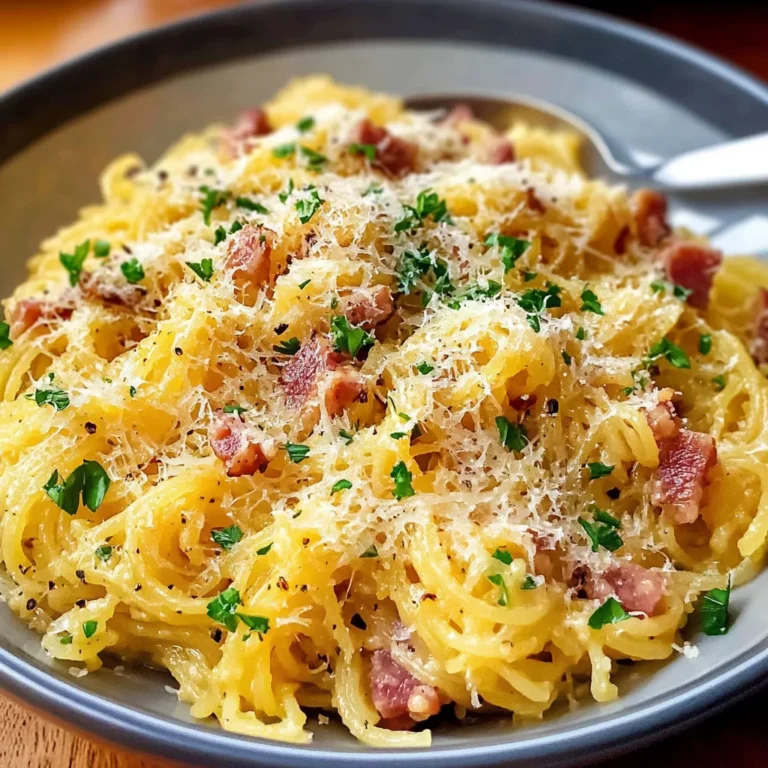 Spaghetti Squash Carbonara