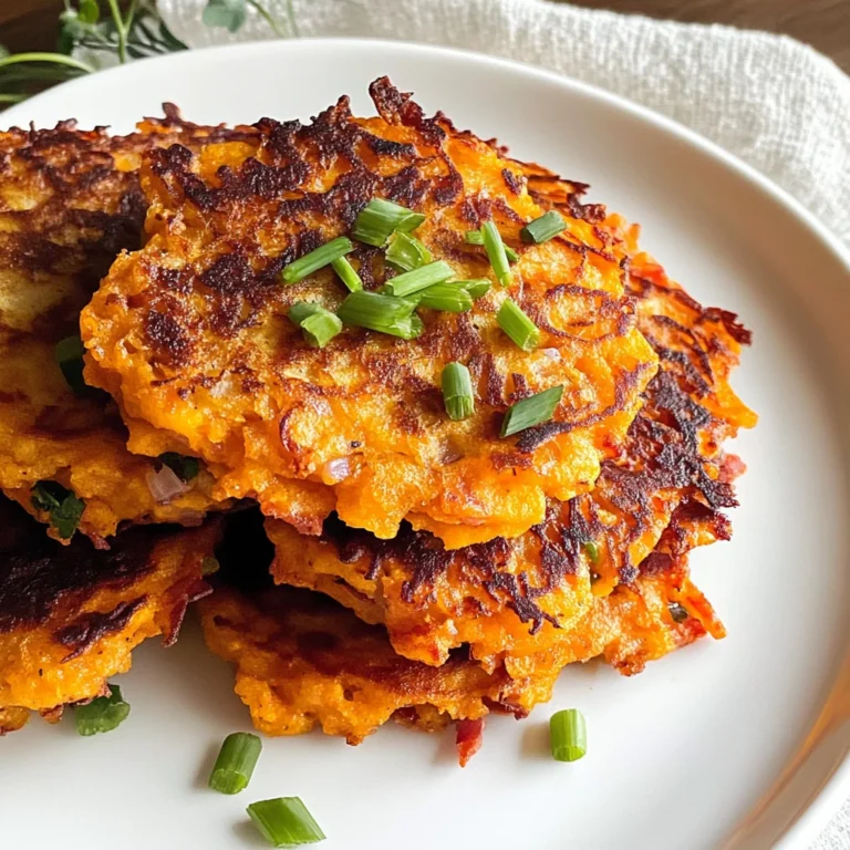 Sweet Potato Fritters with Bacon and Green Onions