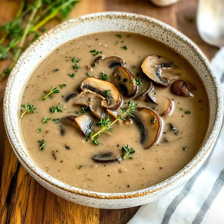 Dairy Free Mushroom Soup