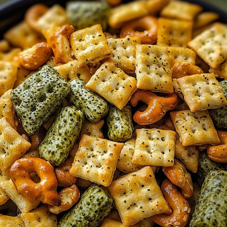 Dill Pickle Chex Mix: A Tangy Snack Sensation