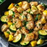 Healthy Chicken Breast with Zucchini and Squash