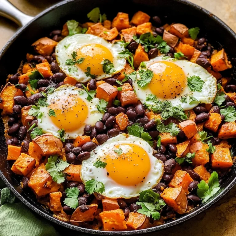 Sweet Potato Breakfast Hash with Black Beans