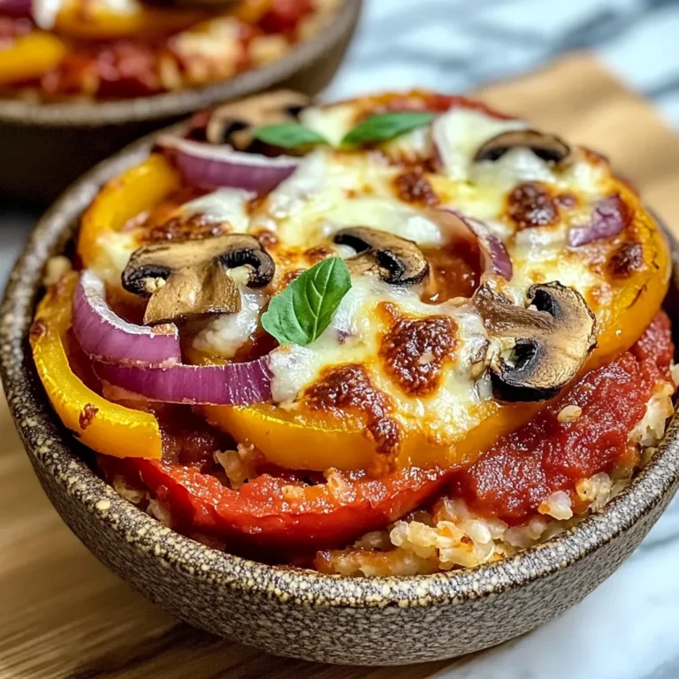The Ultimate Low Carb Pizza Bowls