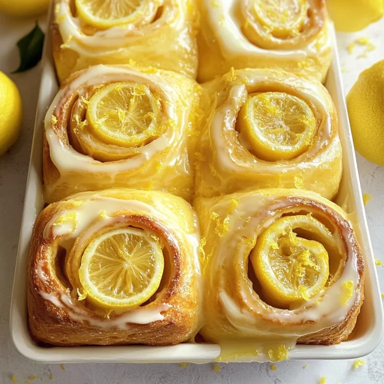 Vegan Lemon Sweet Rolls