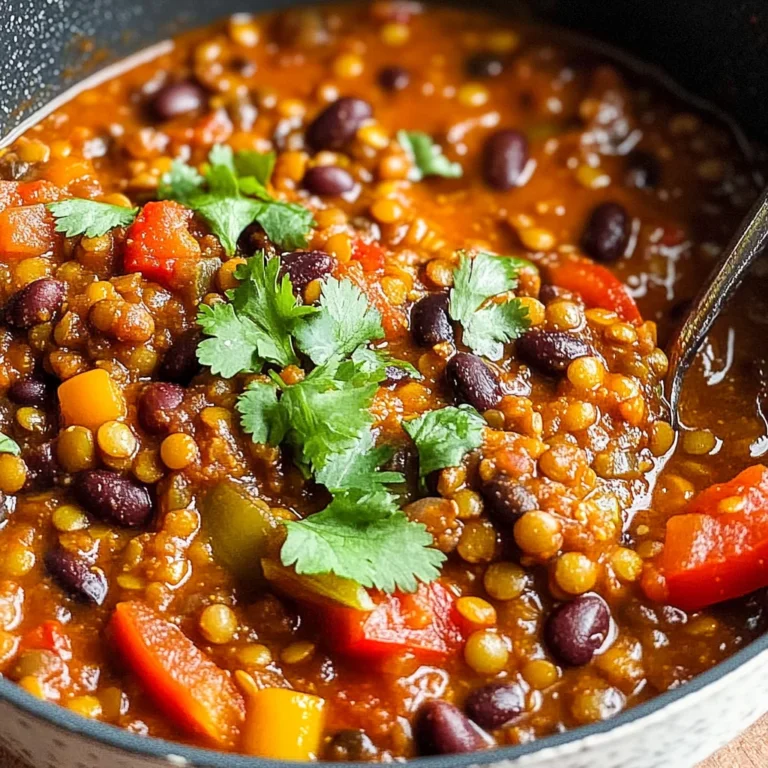Vegan Lentil Chili Recipe