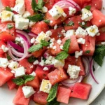 Watermelon Feta Salad with Mint