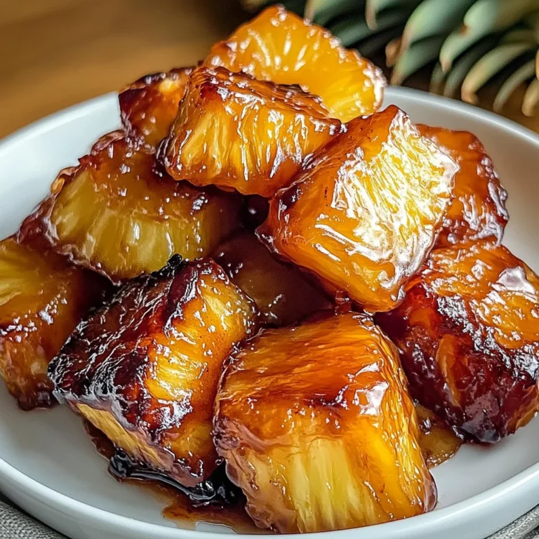 Air Fryer Caramelized Pineapple - Easy & Sweet Treat