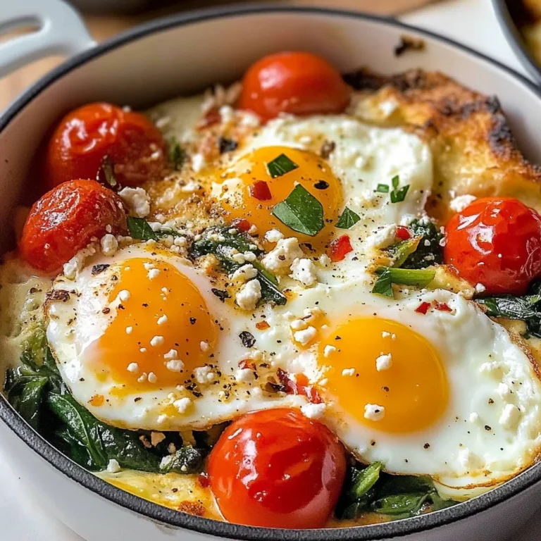 Baked Feta Eggs